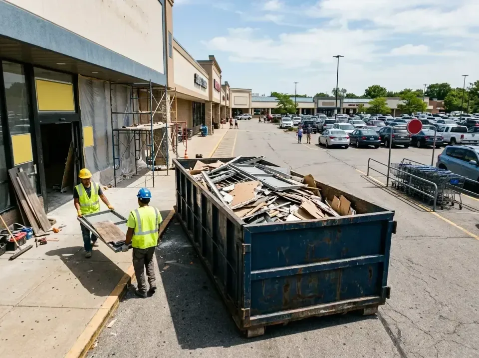 retail-store-renovation-debris-003 — frequently asked questions, Roll-off Dumpster Rentals in Glassmanor, MD